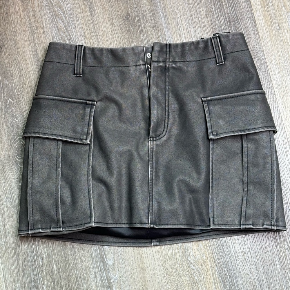 BlankNYC mini skirt faux leather